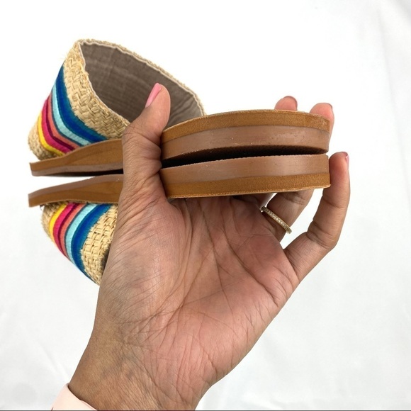 NWOT Roxy Kaia Slim Women's Beach Summer Sandals in Multicolour Straps Sz 7 - Picture 10 of 11